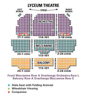 the realistic joneses tickets access information broadway lyceum theatre seating chart new york