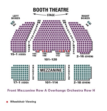 other desert cities tickets seating chart broadway new york play booth theater seating chart