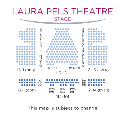 Pels Theater Seating Chart