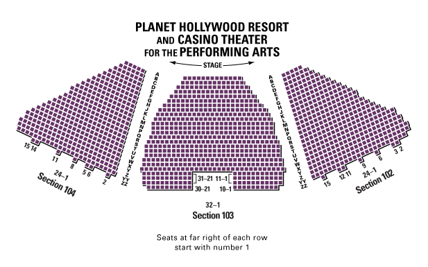 the axis at planet hollywood seat view brokeasshome com axis seating chart