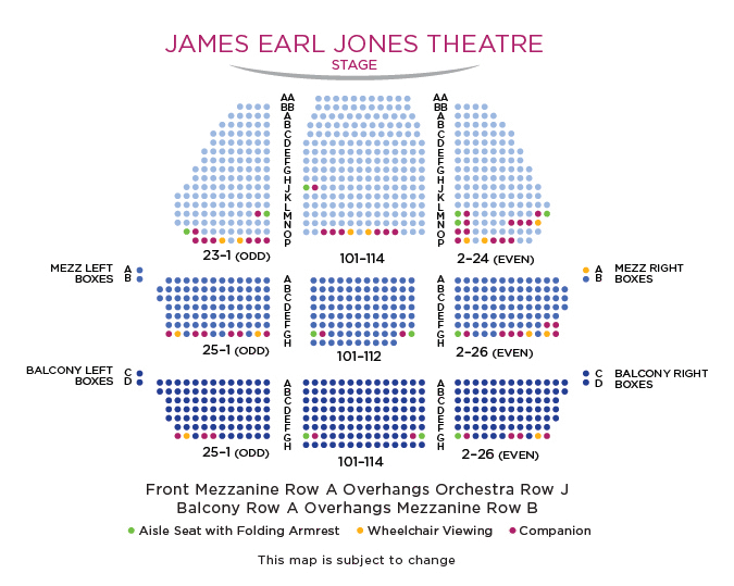 Jones Theatre Seating Chart