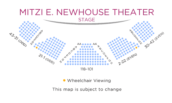 Mitzi E. Newhouse Theater Seating Chart